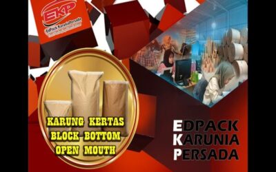 Karung Kertas Block Bottom Open Mouth